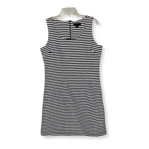 Attention Sleeveless Stripped Sheath Dress